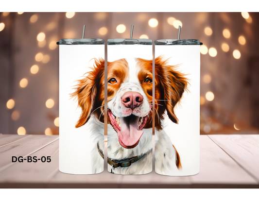 20oz (590mls) Tumbler - Brittney Spaniel - DG-BS-05