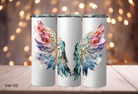 20oz (590mls) Tumbler - Angel Wings - AW-05