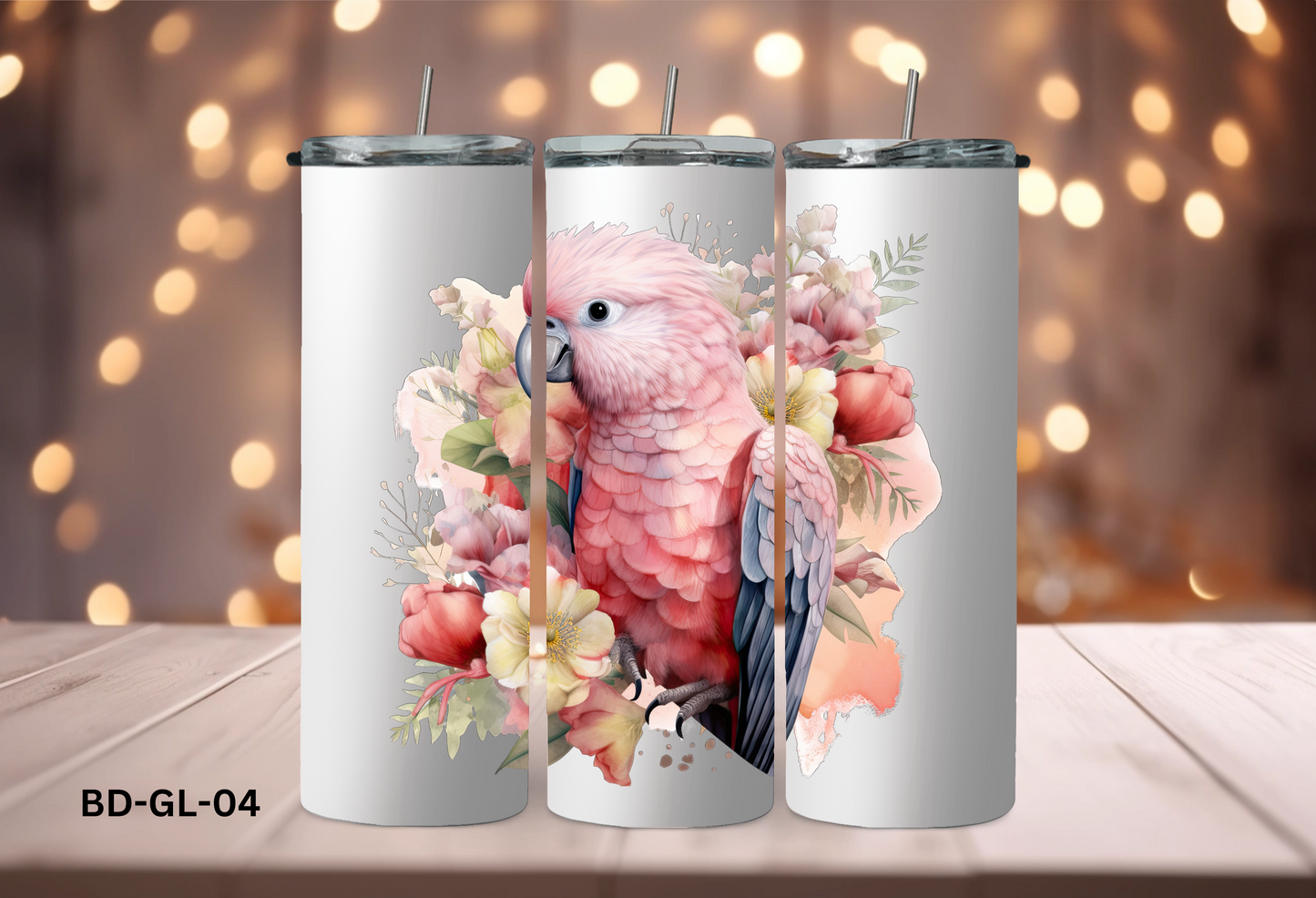 20oz (590mls) Tumbler - BIRDS - BD-GL-04