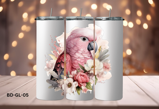 20oz (590mls) Tumbler - BIRDS - BD-GL-05