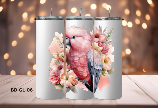 20oz (590mls) Tumbler - BIRDS - BD-GL-06