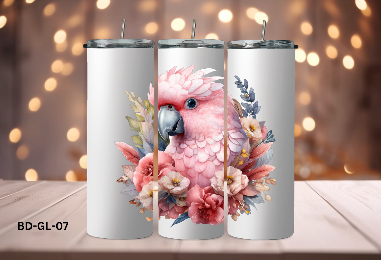 20oz (590mls) Tumbler - BIRDS - BD-GL-07