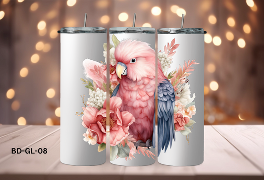 20oz (590mls) Tumbler - BIRDS - BD-GL-08