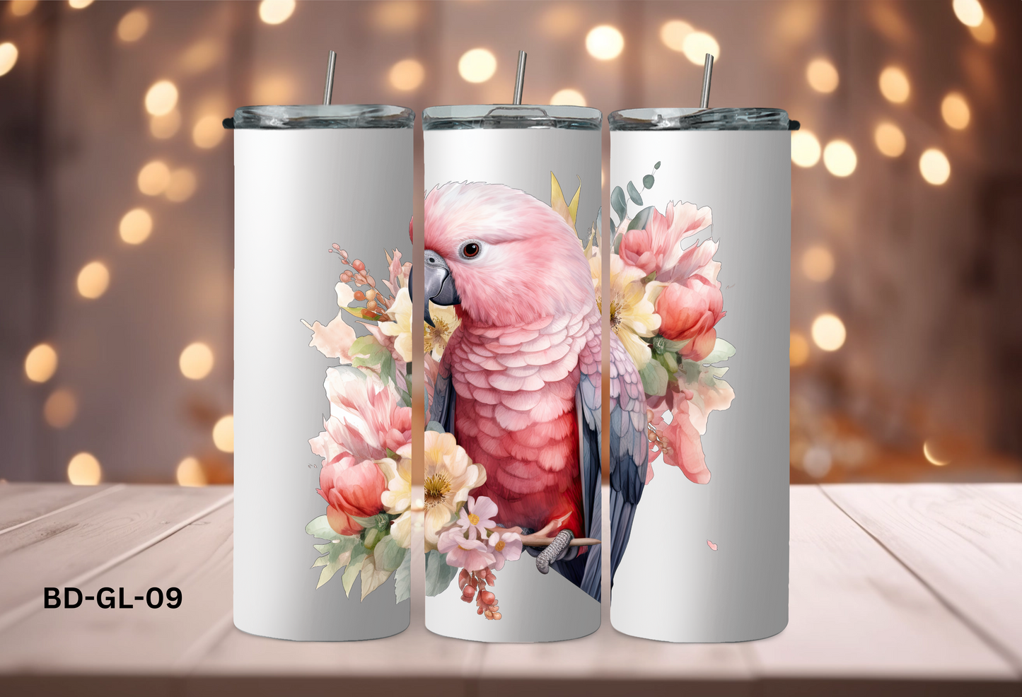 20oz (590mls) Tumbler - BIRDS - BD-GL-09