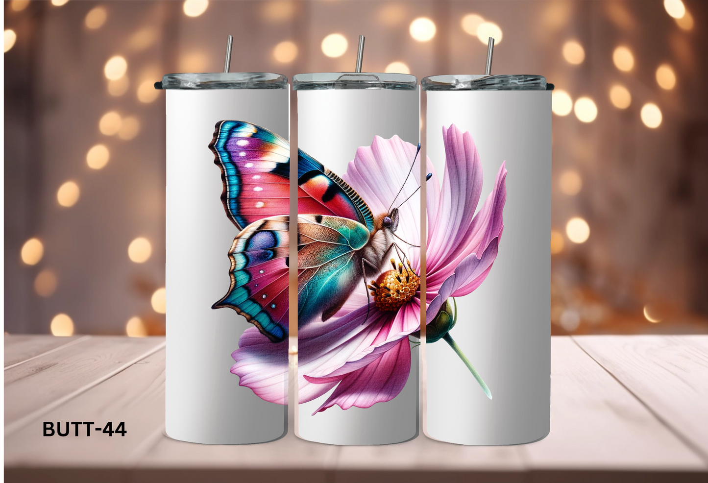 20oz (590mls) Tumbler - BUTTERFLIES - BUTT-44