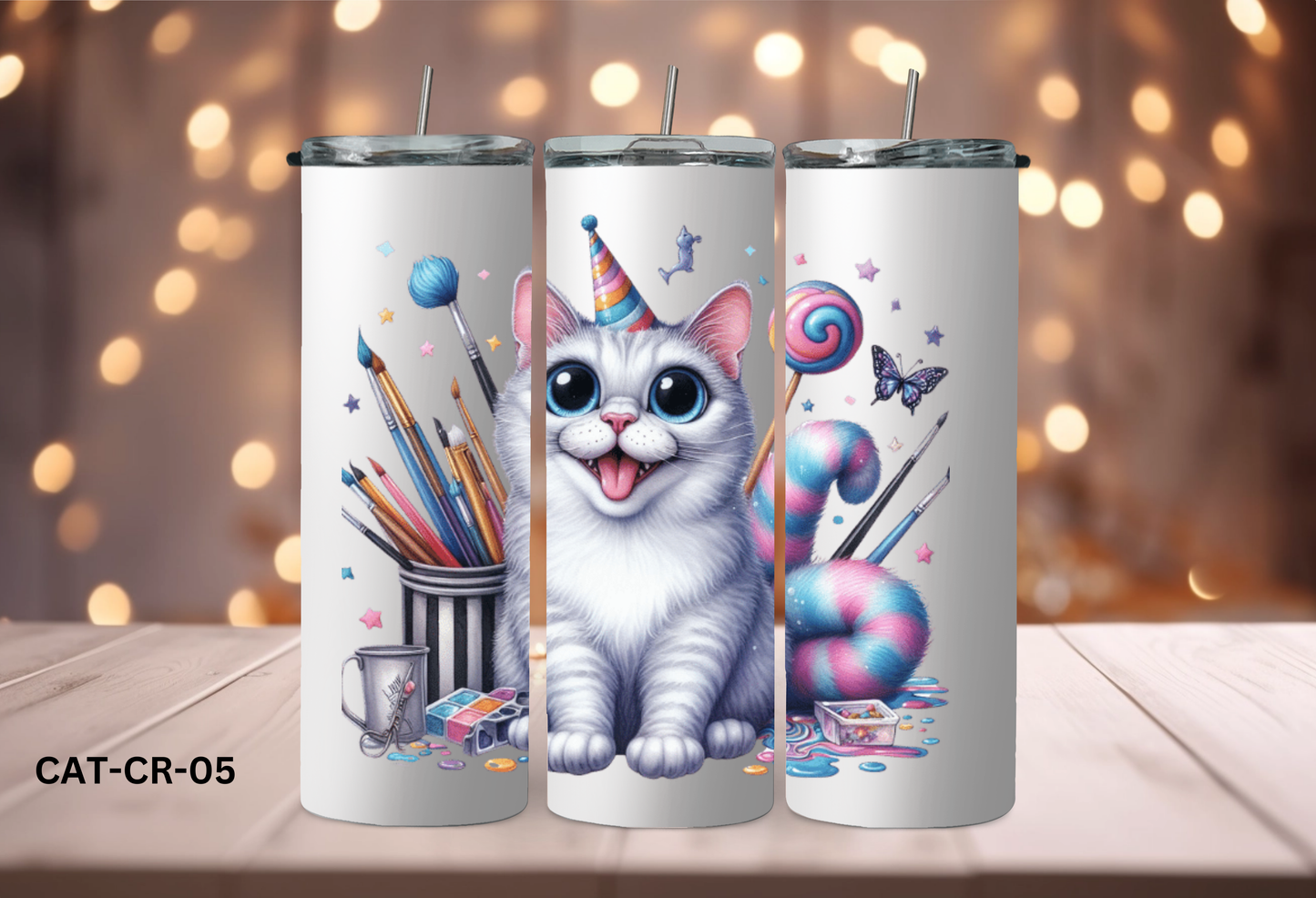 20oz (590mls) Tumbler - CATS - CR-05