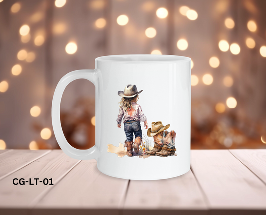 11oz Coffee Mug - COW - Cowgirl - CG-LT-01