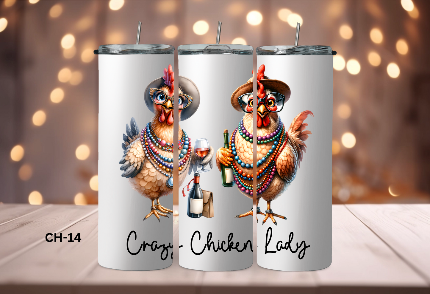 20oz (590mls) Tumbler - CHICKEN - CH-14