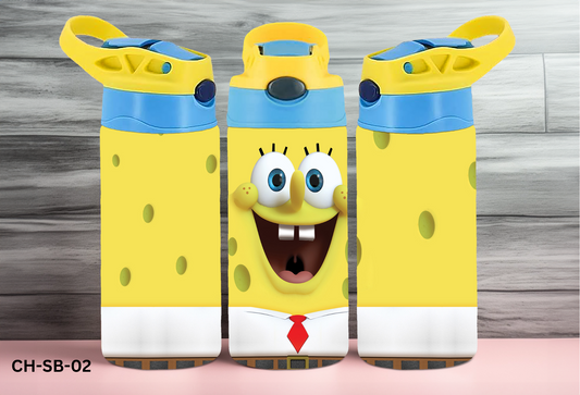12oz Children's Drink Bottles - Sponge Bob - CH-SB-02