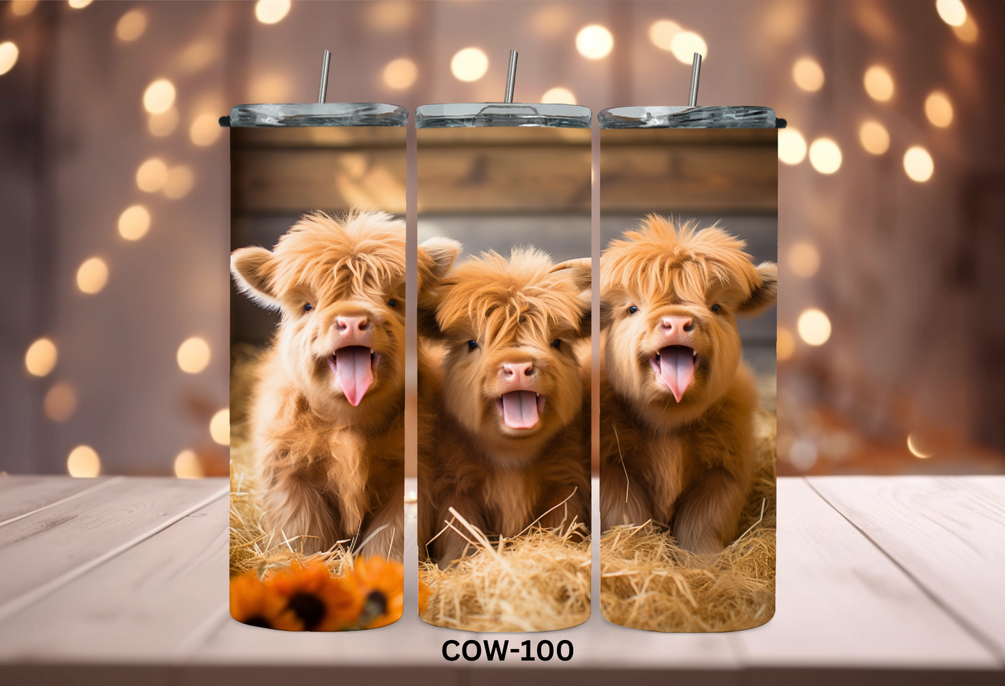 20oz (590mls) Tumbler - Cow - COW-100