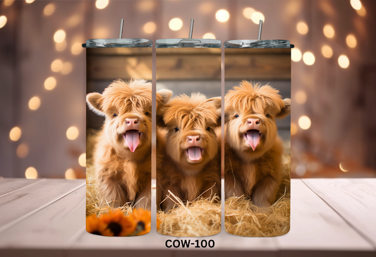 20oz Tumbler - Cow - COW-100