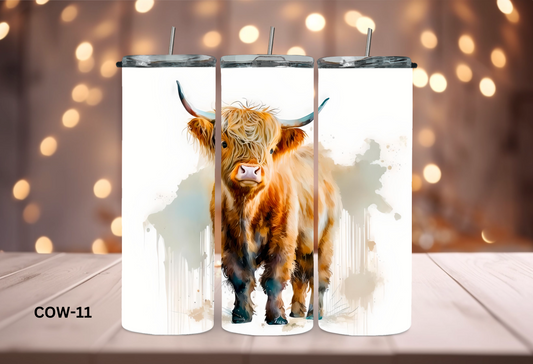 20oz (590mls) Tumbler - COW - COW-11