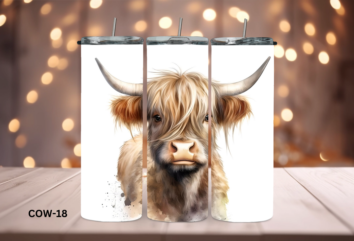 20oz (590mls) Tumbler - COW - COW-18