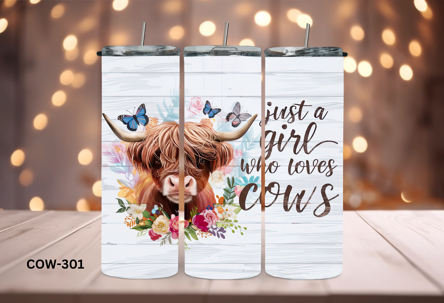 20oz (590mls) Tumbler - COW - COW-301