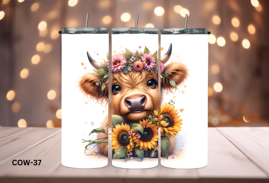 20oz (590mls) Tumbler - COW - COW-37