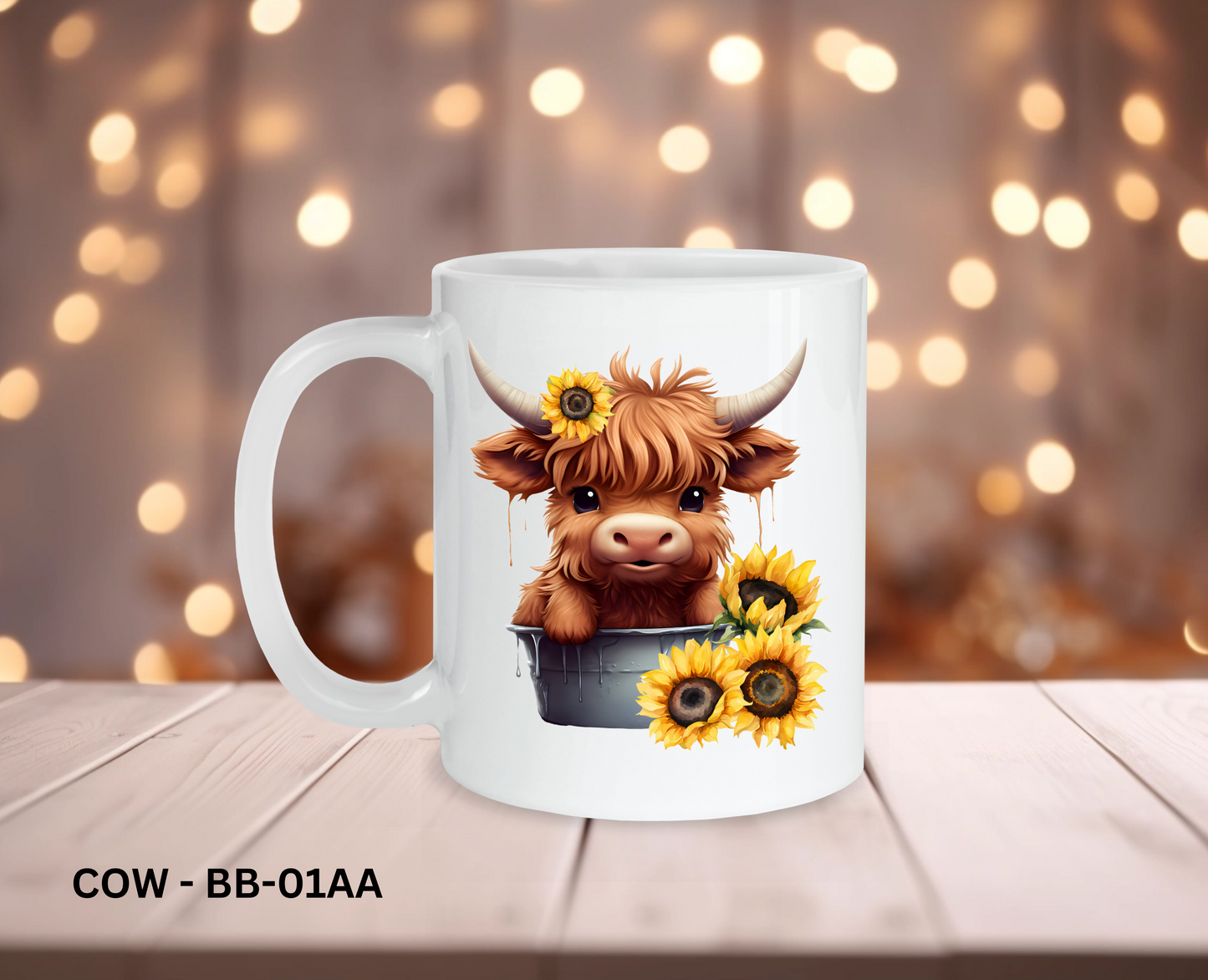 11oz Coffee Mug - COW - COW - BB-01AA