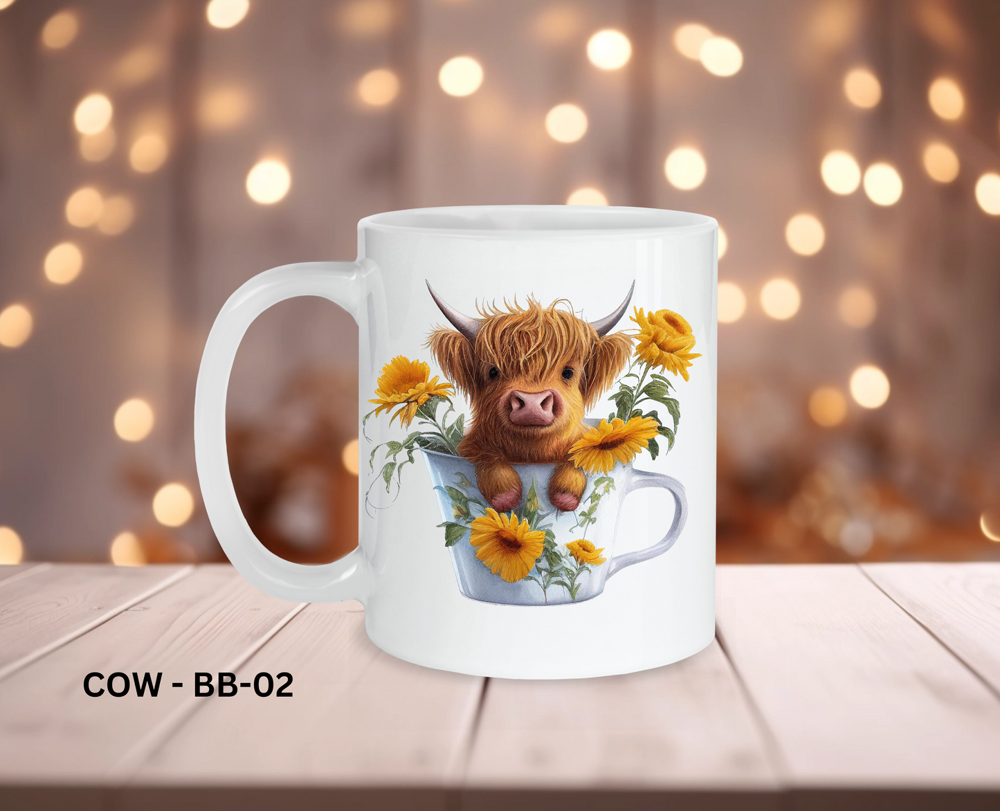 11oz Coffee Mug - COW - COW - BB-02