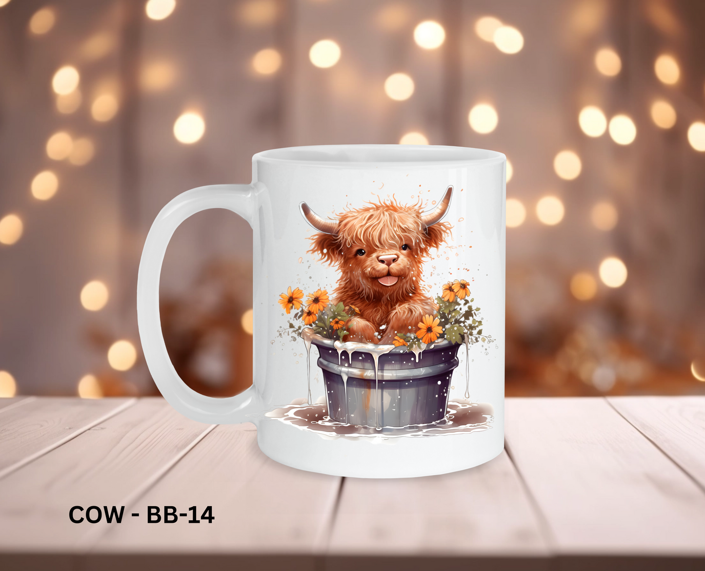 11oz Coffee Mug - COW - COW - BB-14