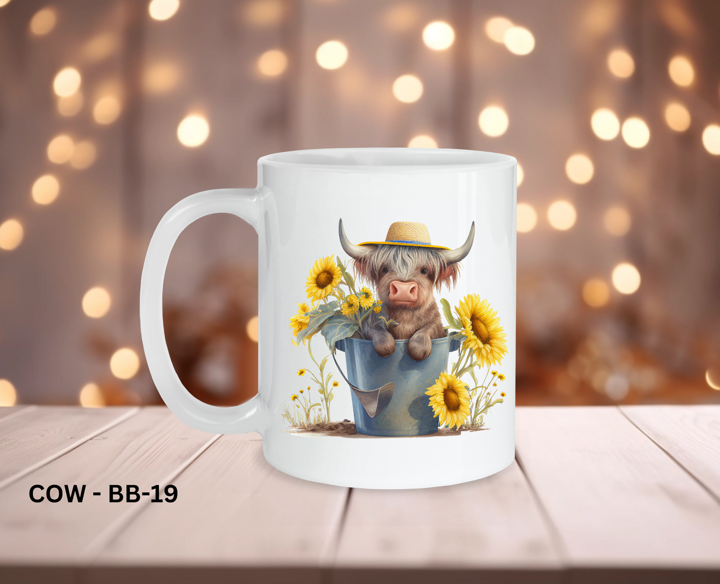 11oz Coffee Mug - COW - COW - BB-19