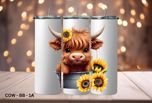 20oz (590mls) Tumbler - COW - COW - BB-1A