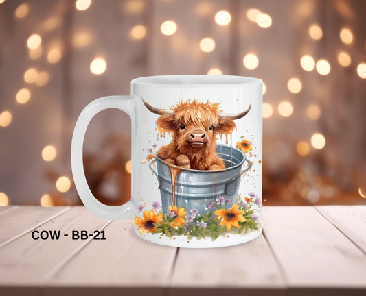 11oz Coffee Mug - COW - COW - BB-21