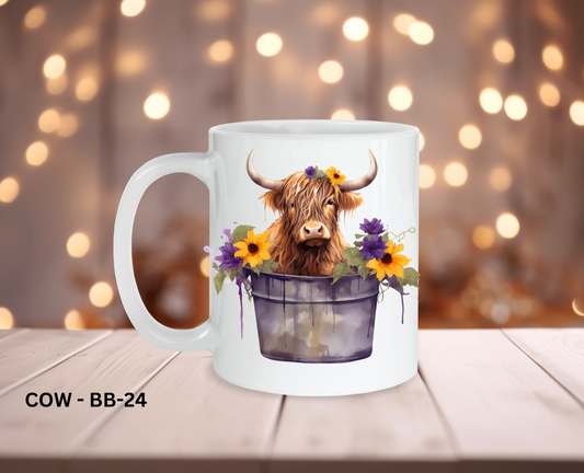 11oz Coffee Mug - COW - COW - BB-24