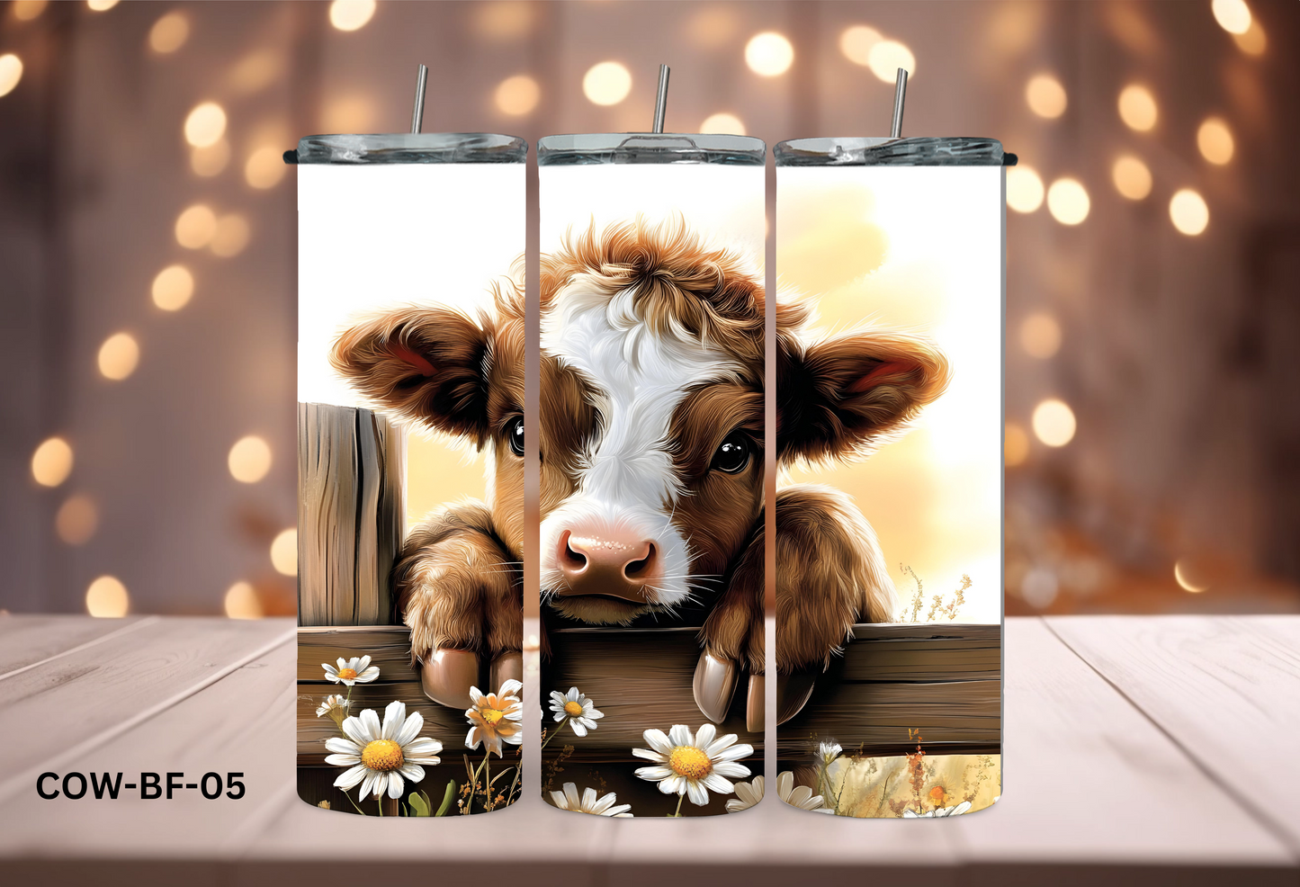 20oz (590mls) Tumbler - COW - COW-BF-05