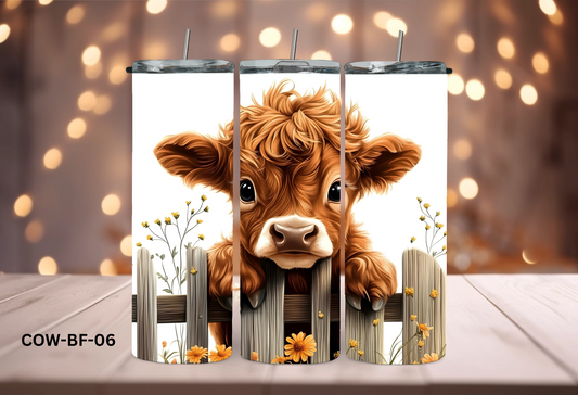 20oz (590mls) Tumbler - COW - COW-BF-06