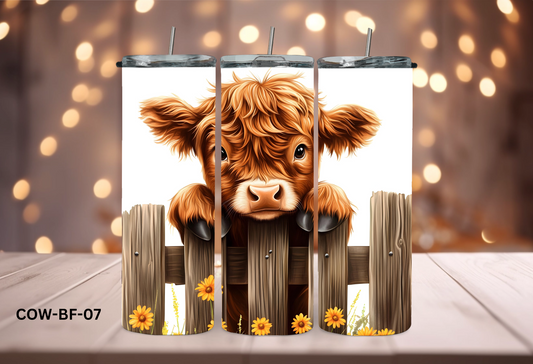 20oz (590mls) Tumbler - COW - COW-BF-07