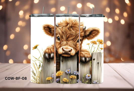 20oz (590mls) Tumbler - COW - COW-BF-08