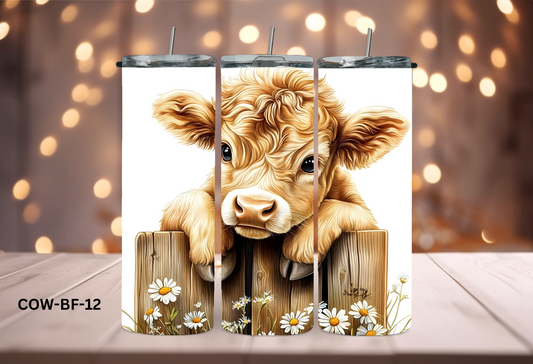 20oz (590mls) Tumbler - COW - COW-BF-12