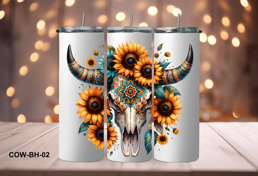 20oz (590mls) Tumbler - COW - COW -BH-02