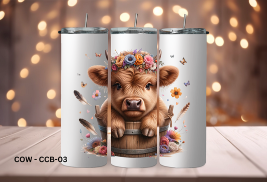 20oz (590mls) Tumbler - COW - COW - CCB-03