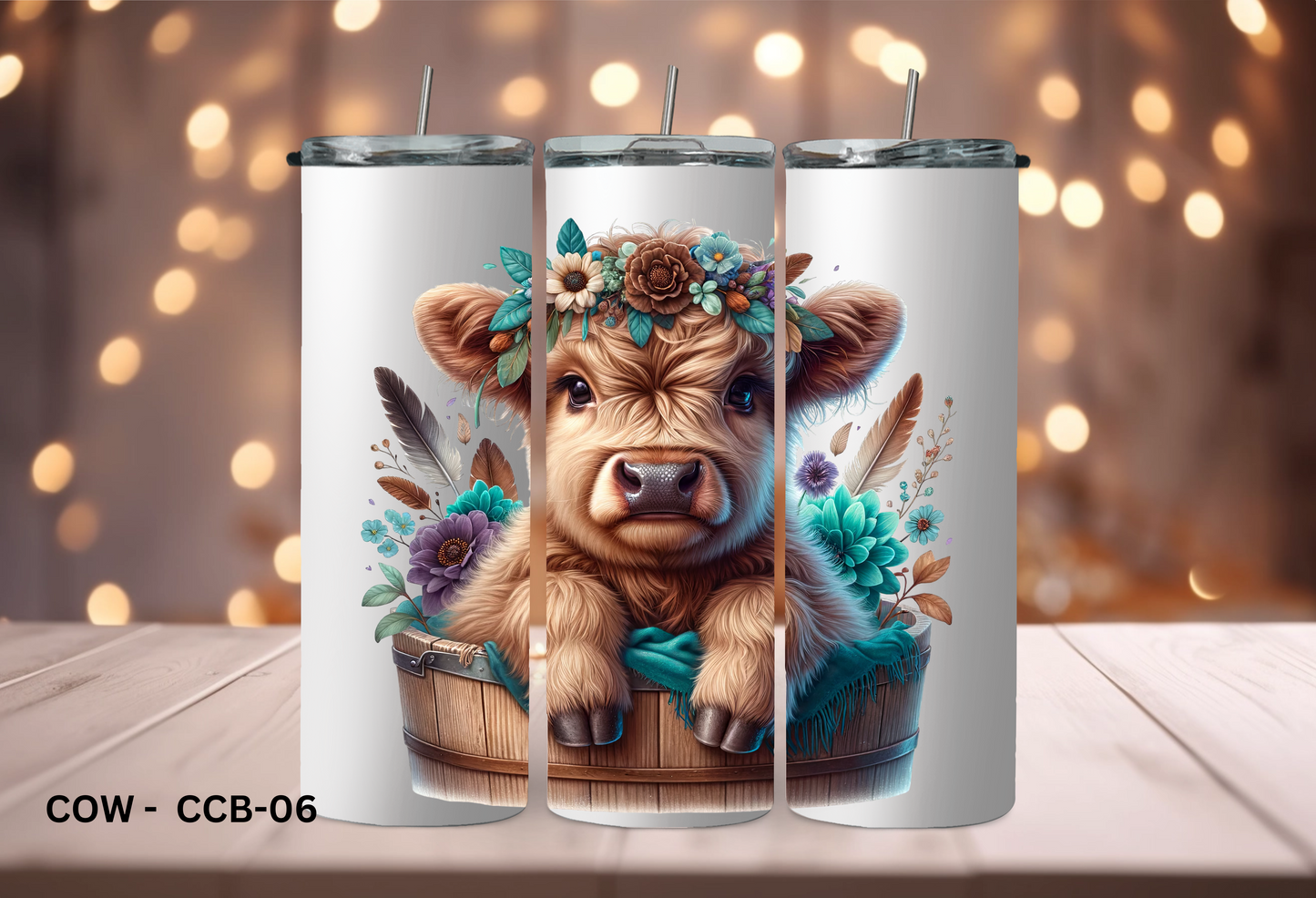 20oz (590mls) Tumbler - COW - COW - CCB-06