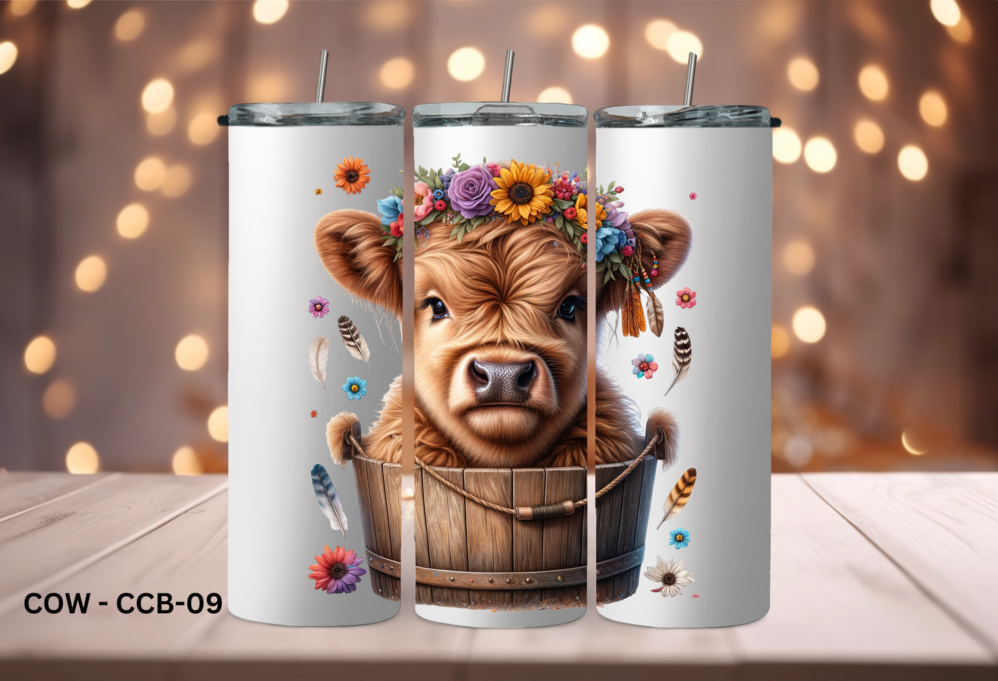 20oz (590mls) Tumbler - COW - COW - CCB-09