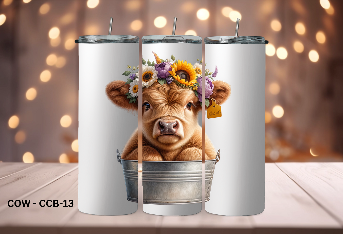 20oz (590mls) Tumbler - COW - COW - CCB-13