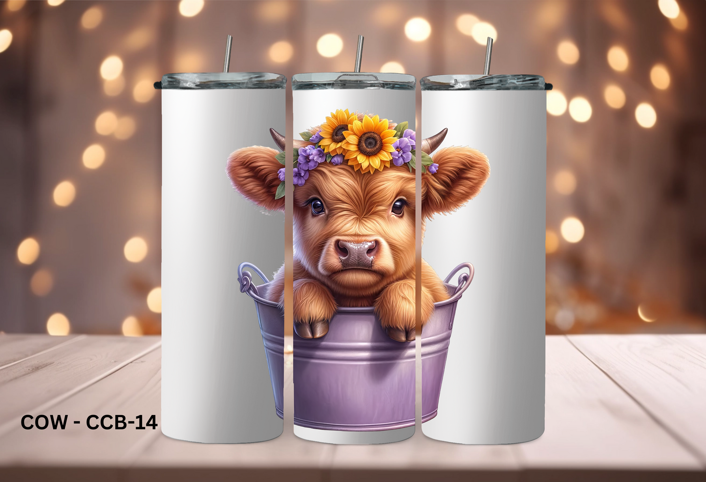 20oz (590mls) Tumbler - COW - COW - CCB-14