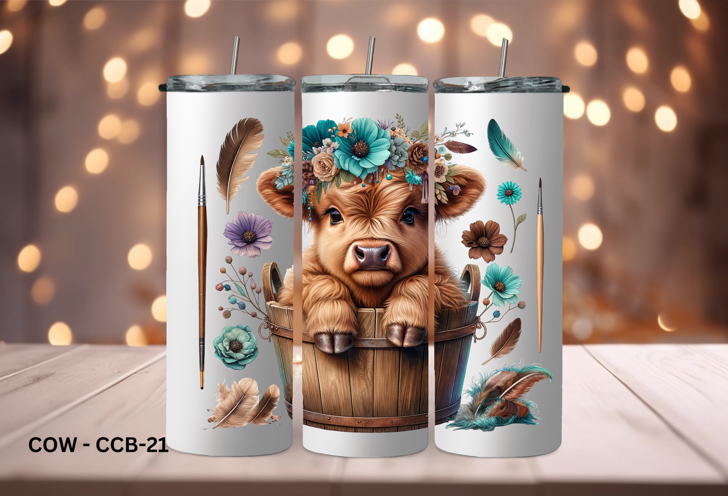 20oz (590mls) Tumbler - COW - COW - CCB-21