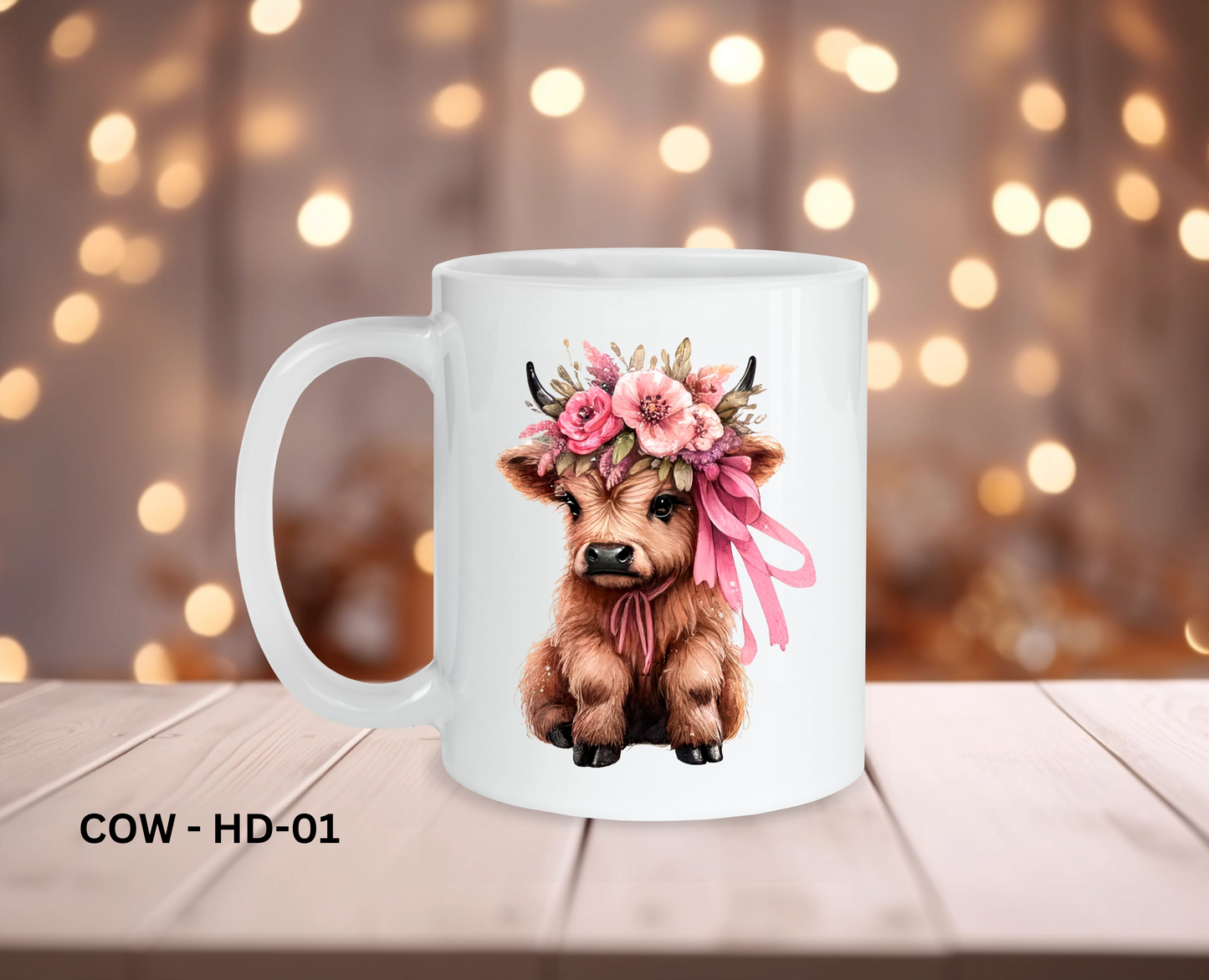 11oz Coffee Mug - COW - HD-01