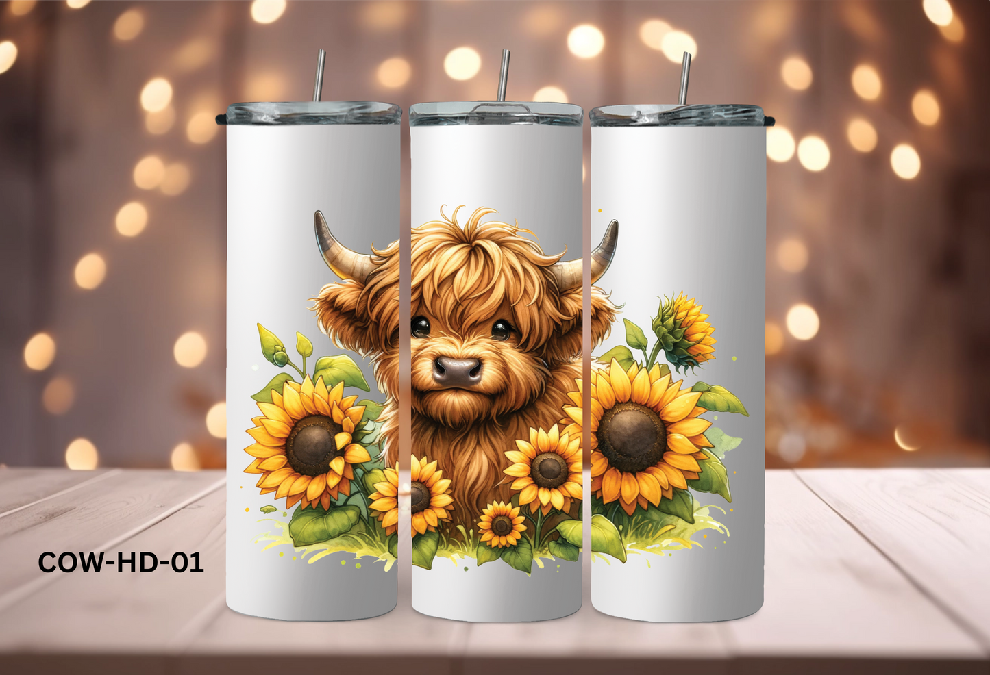 20oz (590mls) Tumbler - COW - COW-HD-01