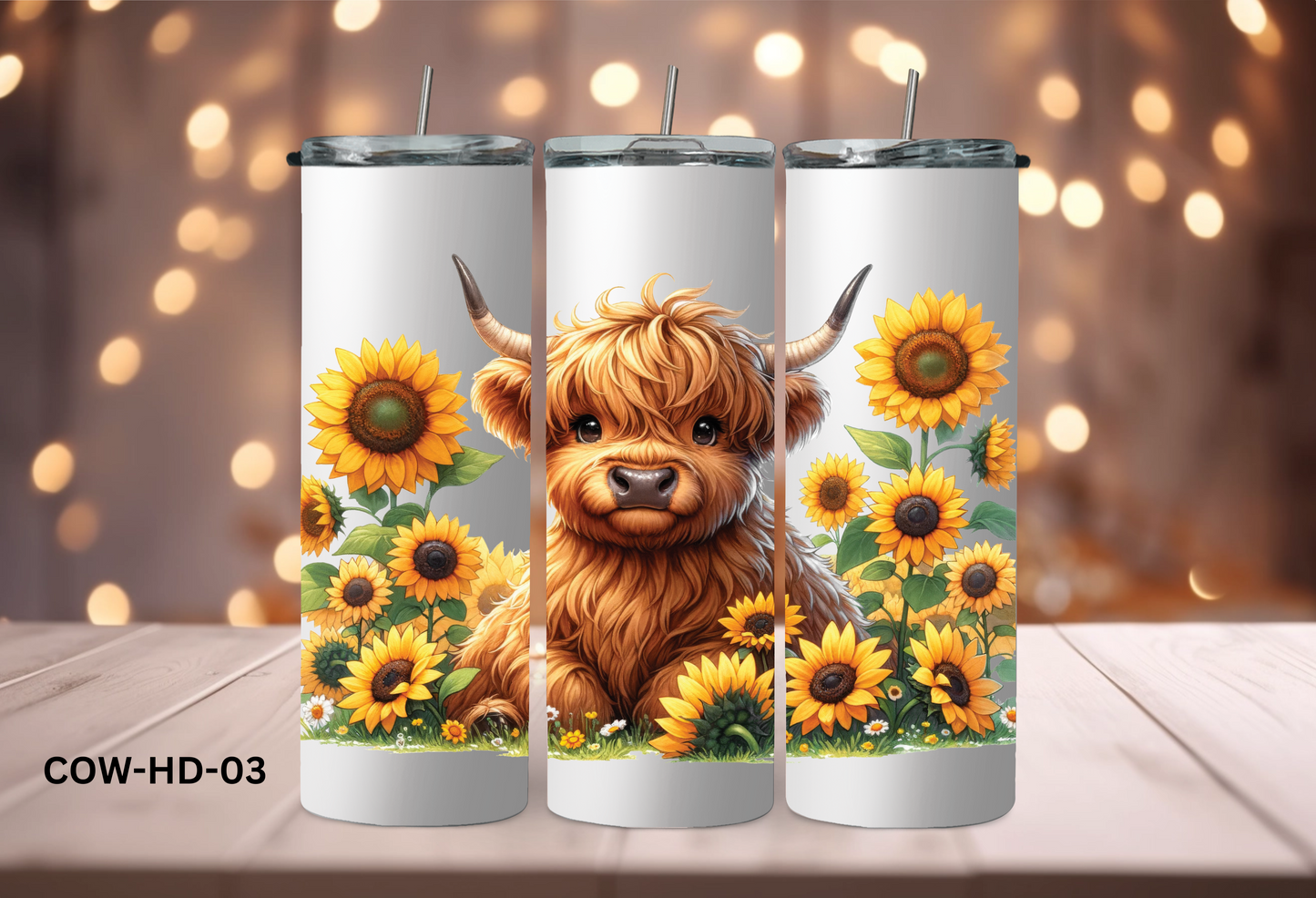 20oz (590mls) Tumbler - COW - COW-HD-03