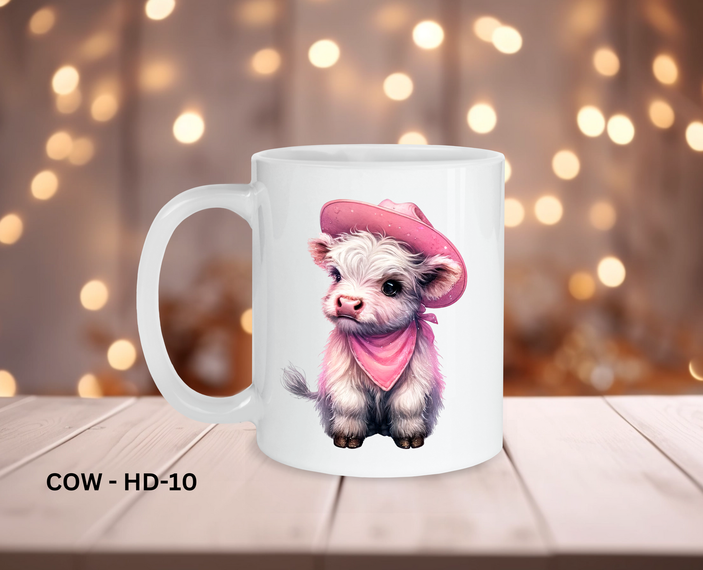 11oz Coffee Mug - COW - HD-10