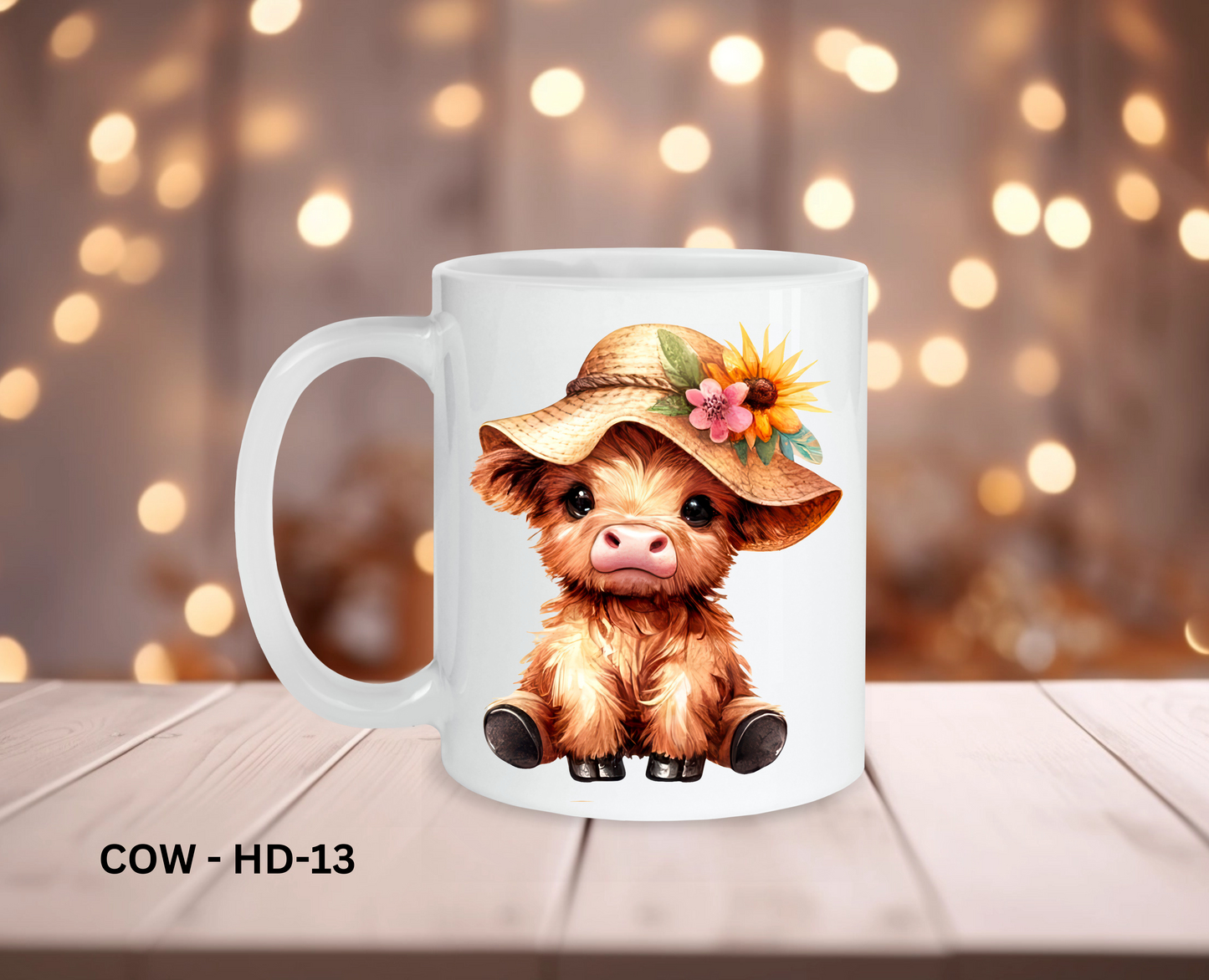 11oz Coffee Mug - COW - HD-13