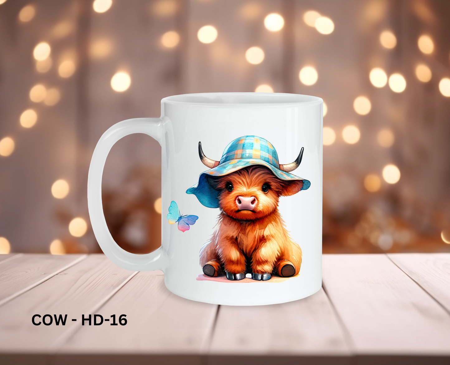 11oz Coffee Mug - COW - HD-16