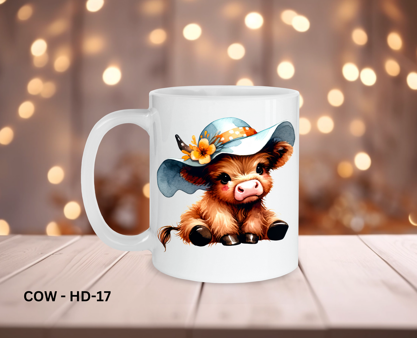 11oz Coffee Mug - COW - HD-17