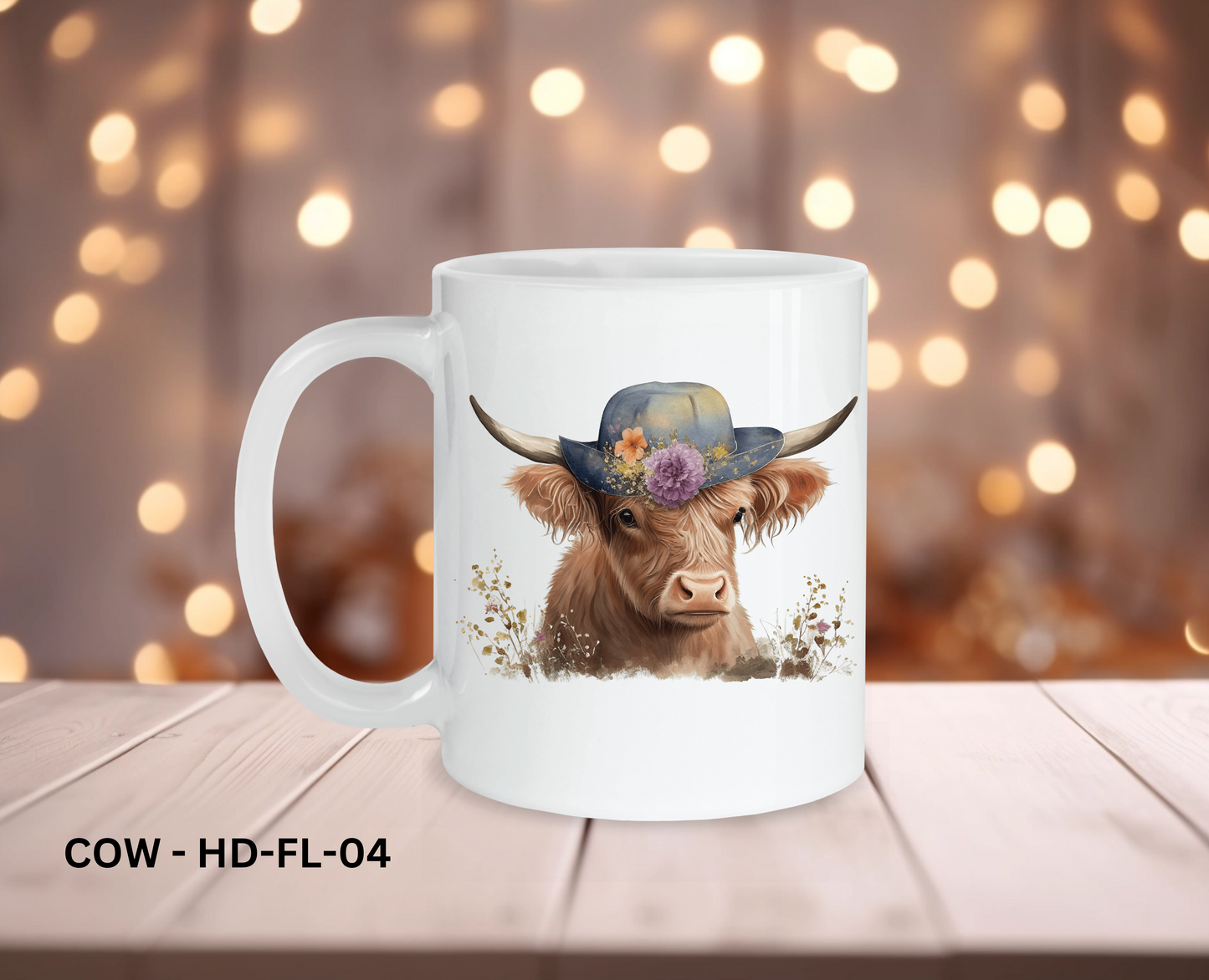 11oz Coffee Mug - COW - HD-FL-04