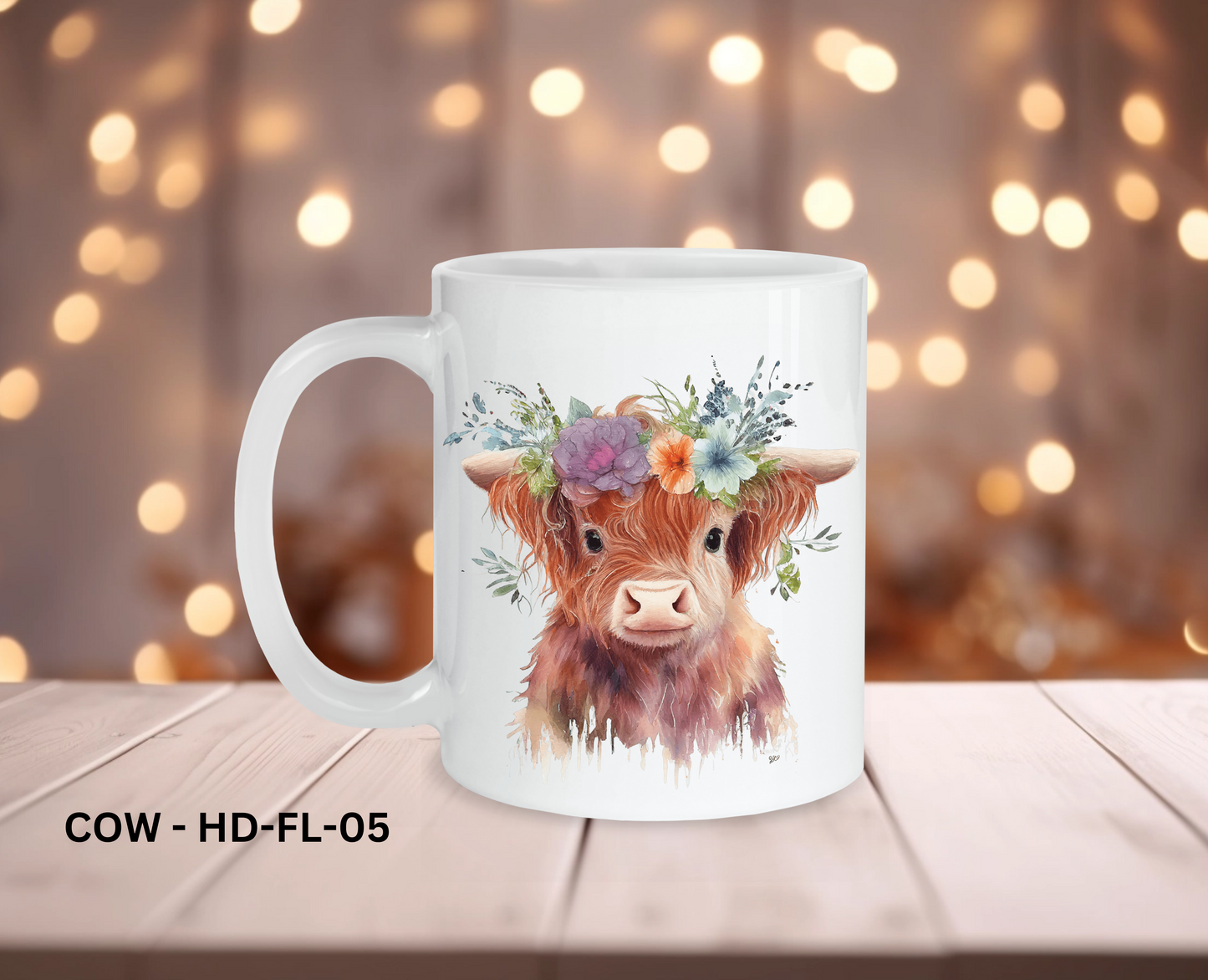 11oz Coffee Mug - COW - HD-FL-05