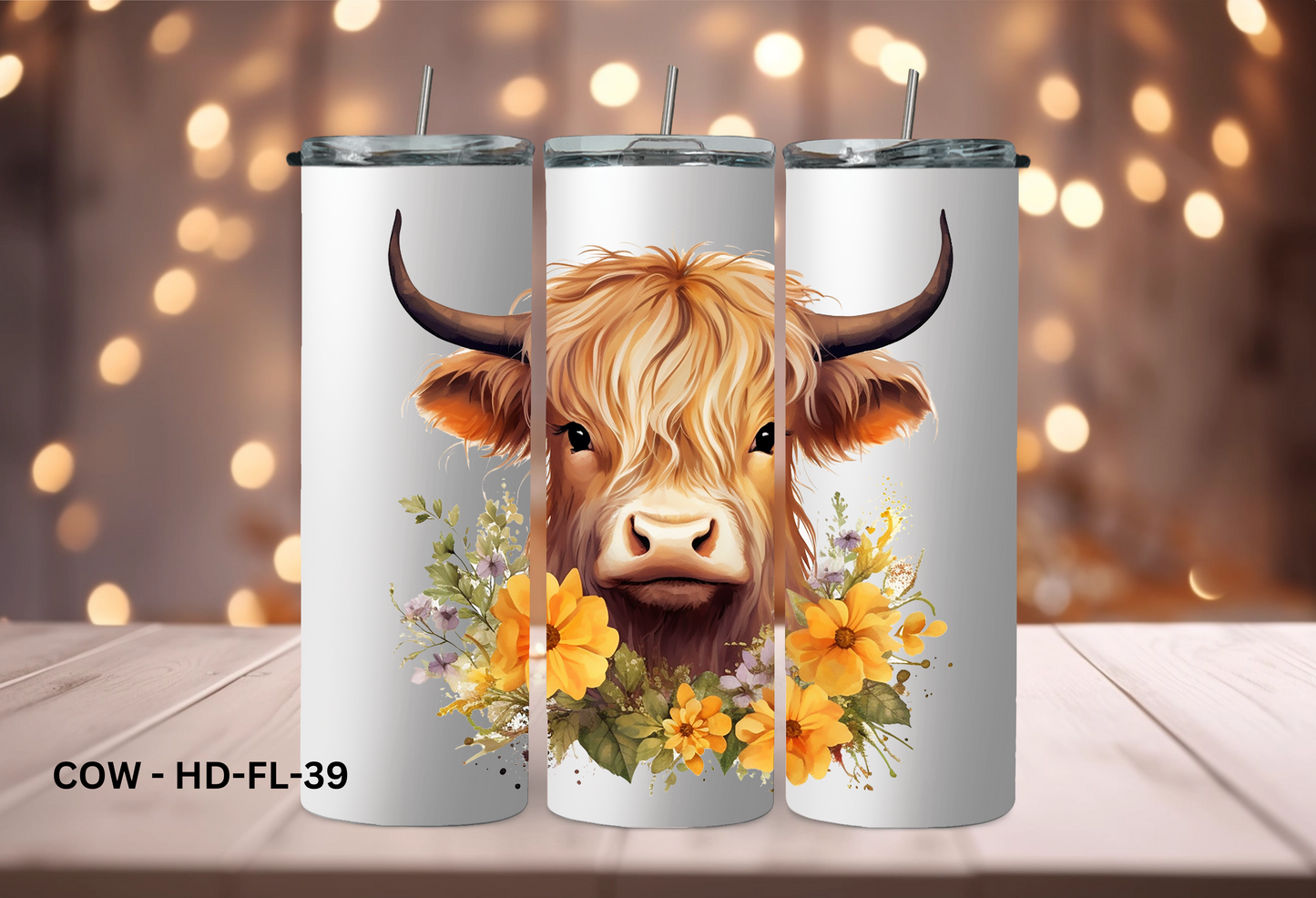 20oz (590mls) Tumbler - COW - COW - HD - FL-39