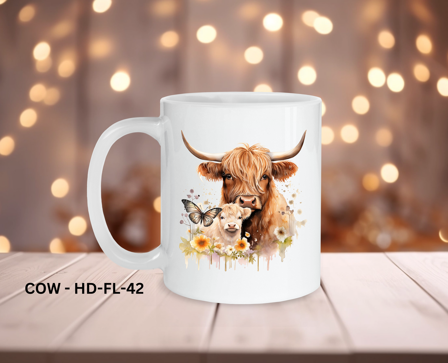 11oz Coffee Mug - COW - HD-FL-42