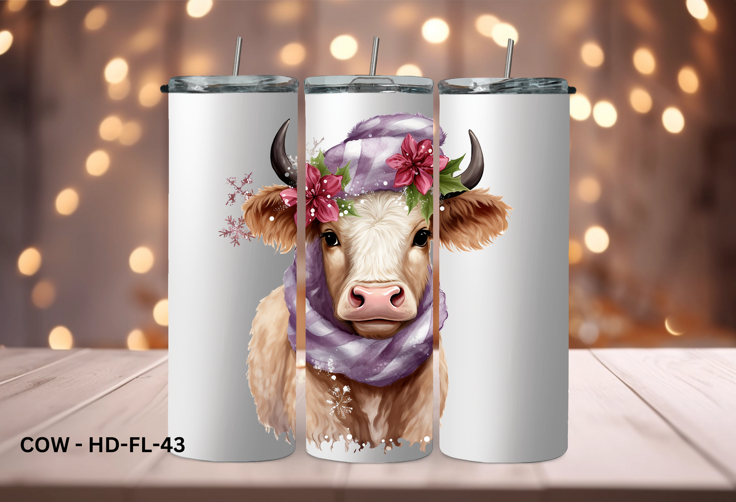 20oz (590mls) Tumbler - COW - COW - HD - FL-43